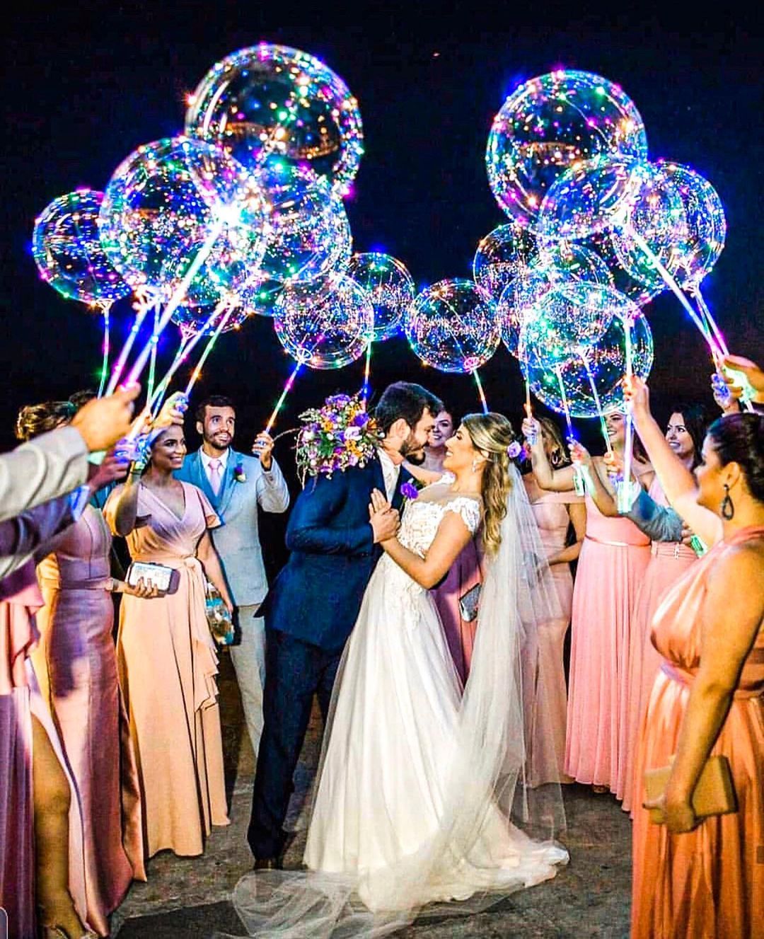 Wholesale Clear Bobo Balloons Transparent Bubble Balloon for Light Up Led Balloons