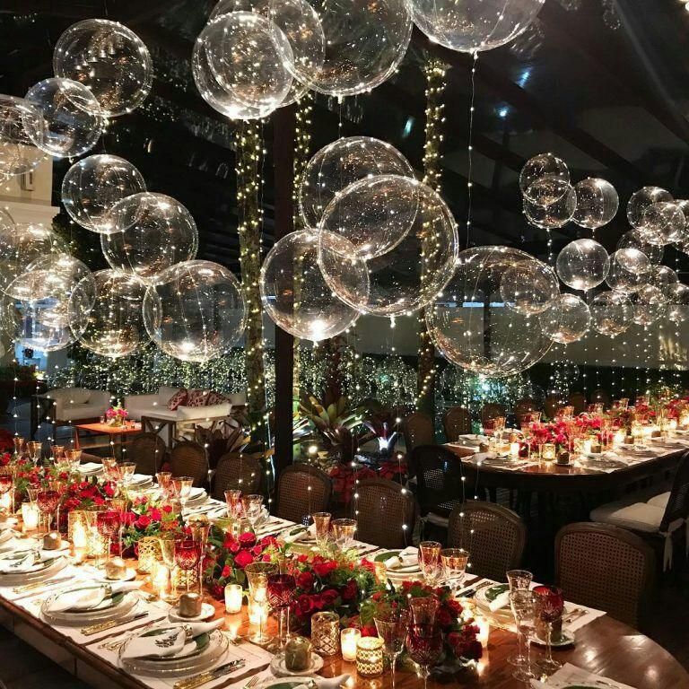 Wholesale Clear Bobo Balloons Transparent Bubble Balloon for Light Up Led Balloons