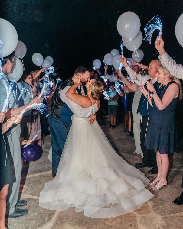 LED Glow Fiber Optic Stick, Wedding Send Off /Wedding Exit Ideas that Don't Involve Sparklers