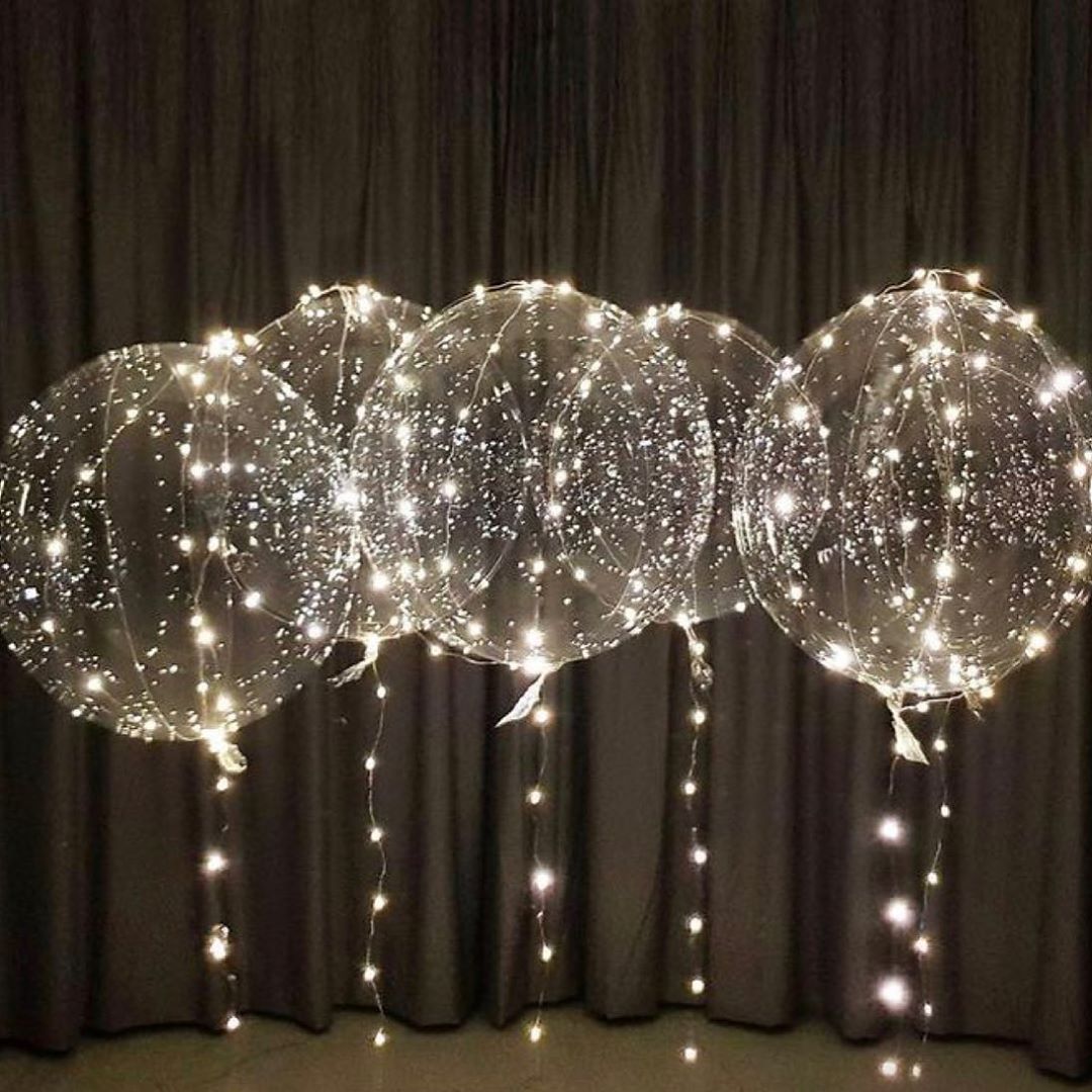 Luminous Happy Birthday Led Balloons Decorations