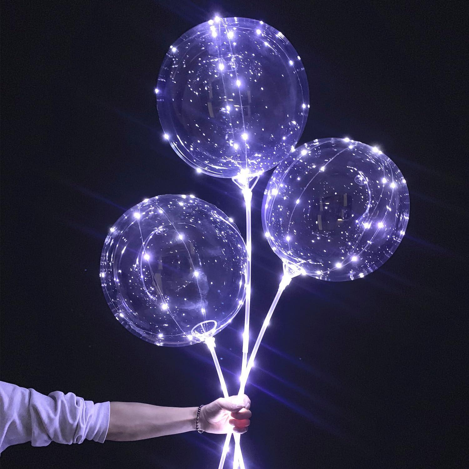 Transparent Plastic Balloon Sticks Holder With Cup for Led Balloons - If you say i do