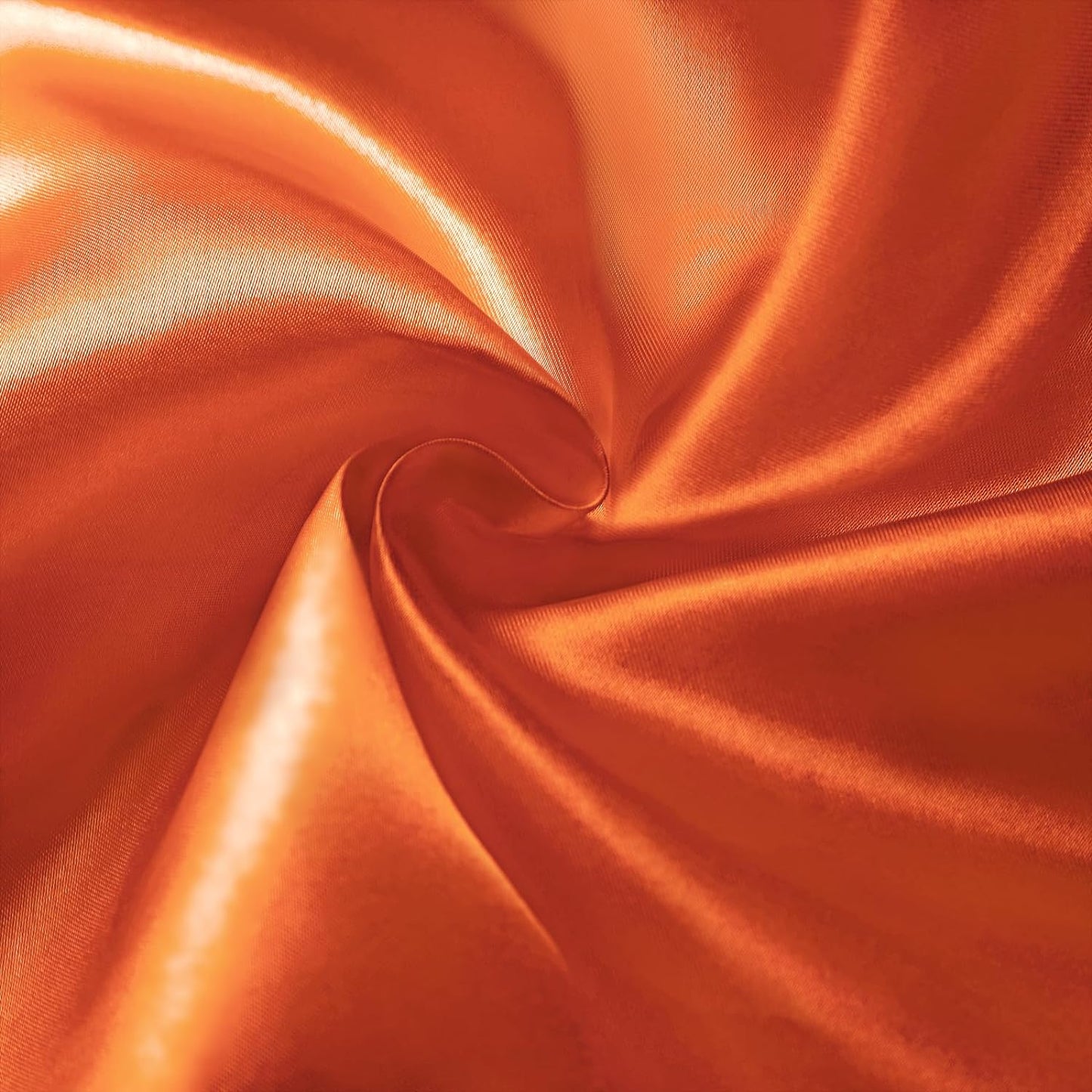 50pcs Burnt Orange Satin Napkins 17x17 Inch Wedding Napkins, Decorative Wedding Reception Napkins Square Table Napkins, Silky Satin Cloth Napkins for Restaurant Graduation Party