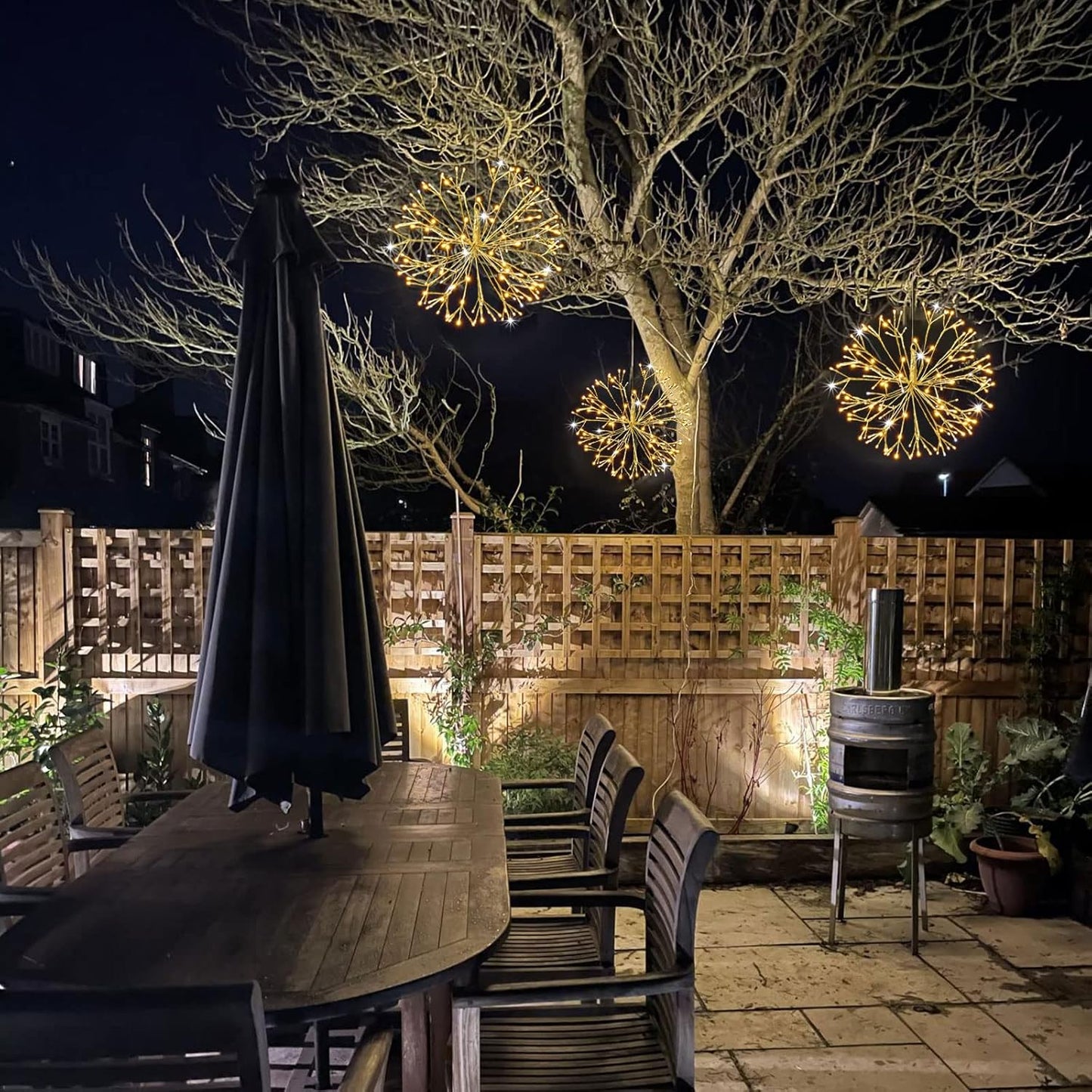 Christmas Led Sparkle Ball / Starburst Light Lighted Ball / LED Firework Lights