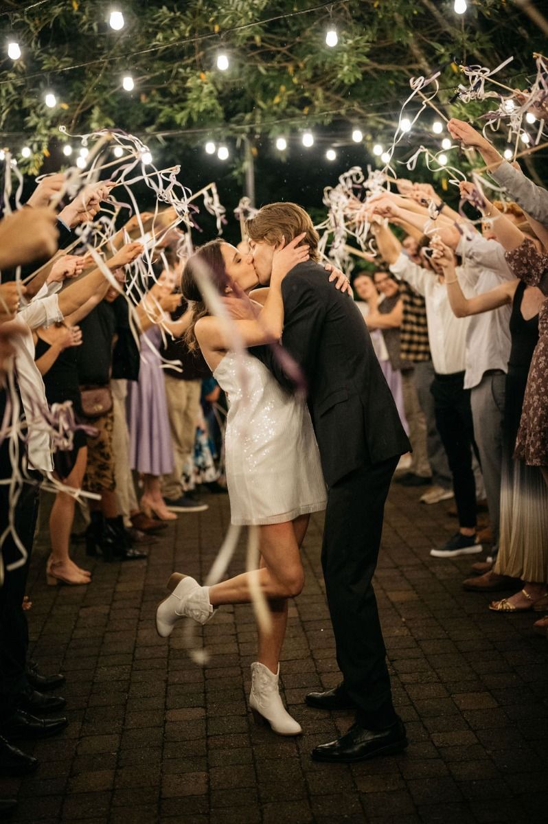 Handmade Ribbon Wedding Wands with Triple Ribbon and Bell