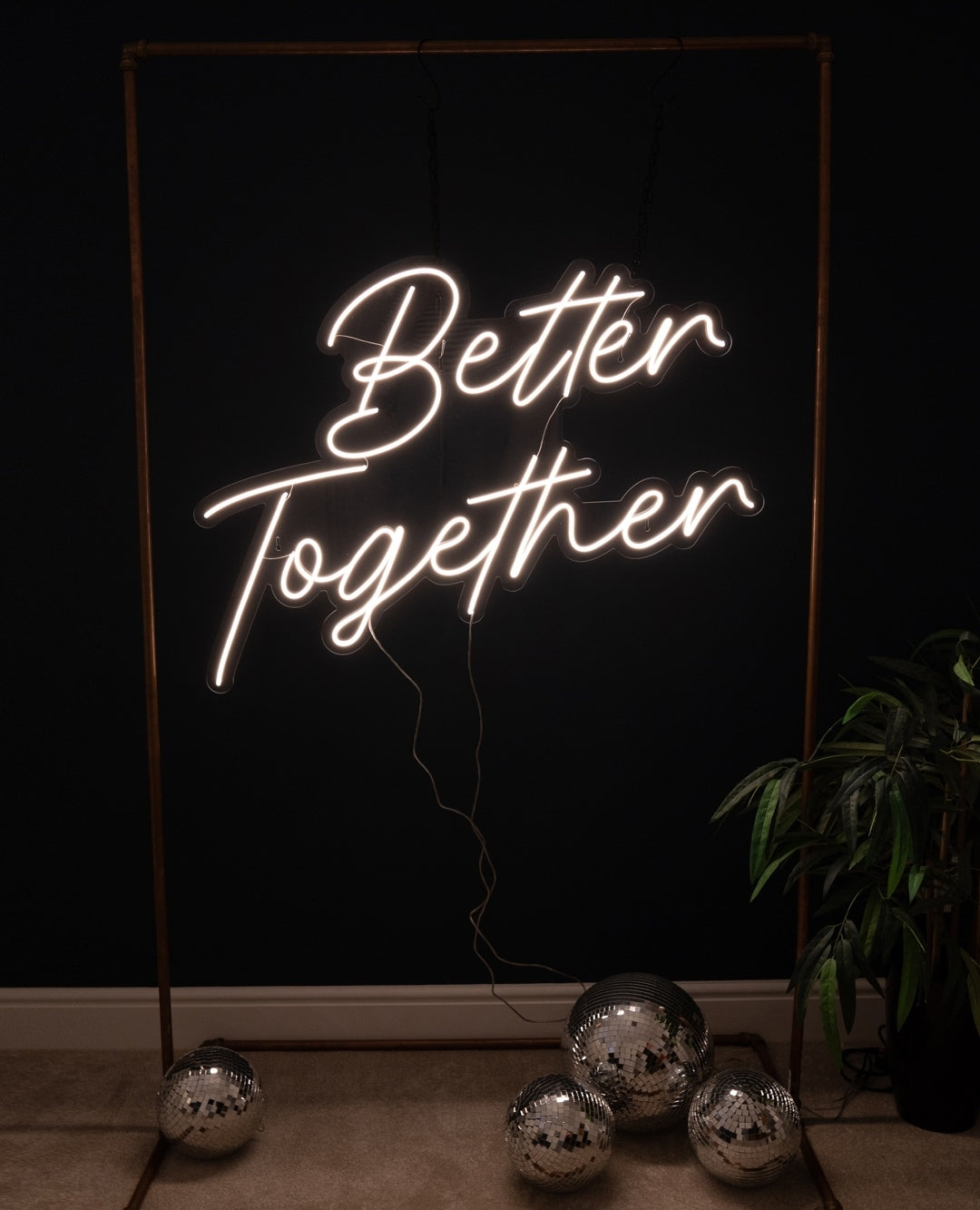 Better Together Neon Sign, Wedding Neon Signs, Custom Wedding Backdrop Decor,Wedding Decor,Wedding Neon Signs for Reception