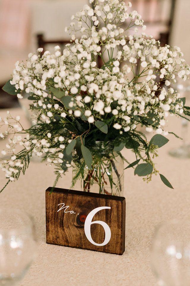 12pcs Artificial Baby's Breath Decorations, White Real Touch Flowers Fake Plants for Wedding Bouquets Centerpieces Floral Arrangements - If you say i do