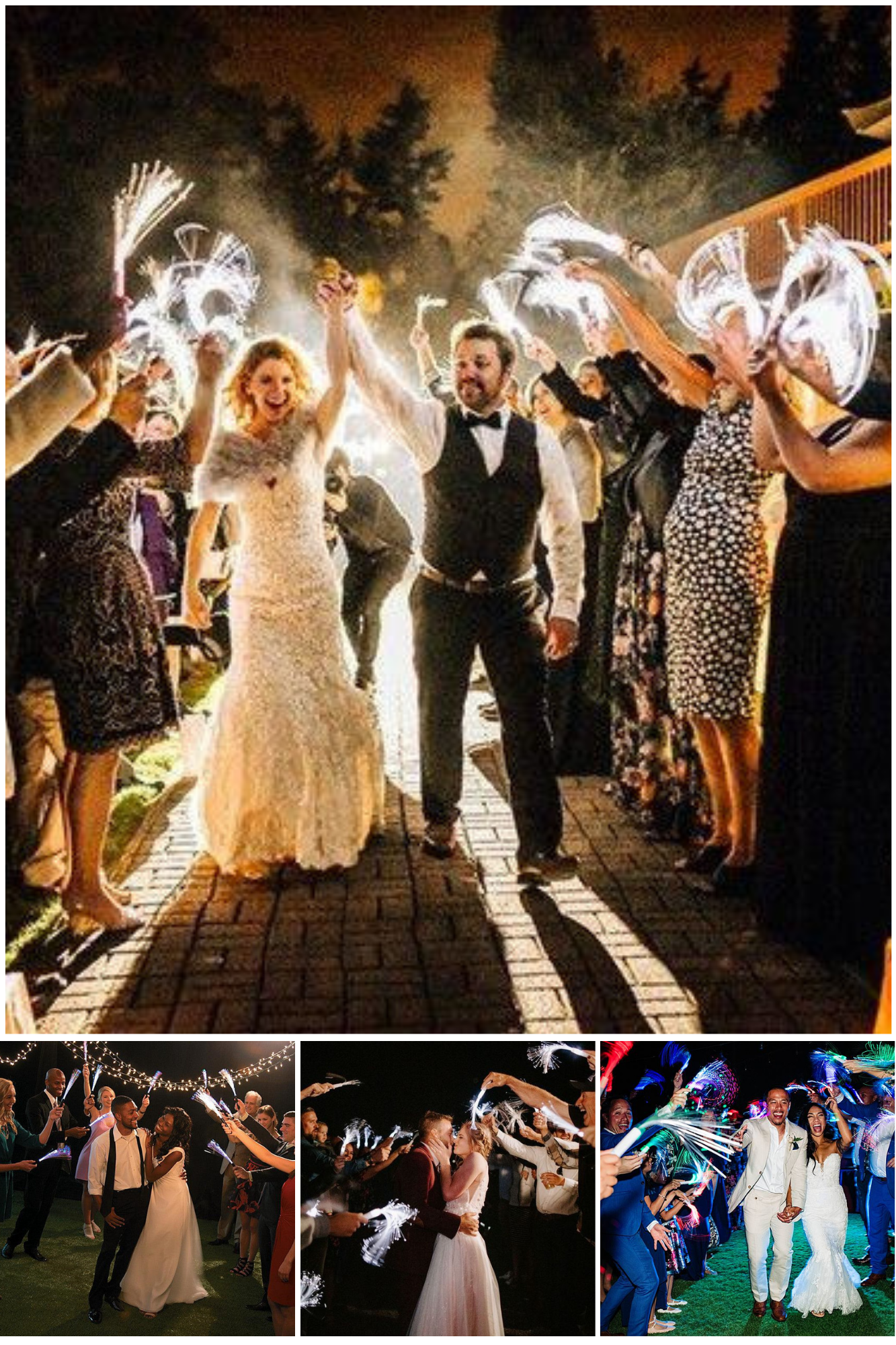 Should i do a sparkler send off? Night time Wedding Send Off Ideas