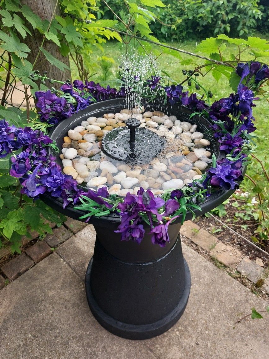 Solar Powered Water Pump for Bird Bath, Pond, Patio or Outdoor Garden Decoration