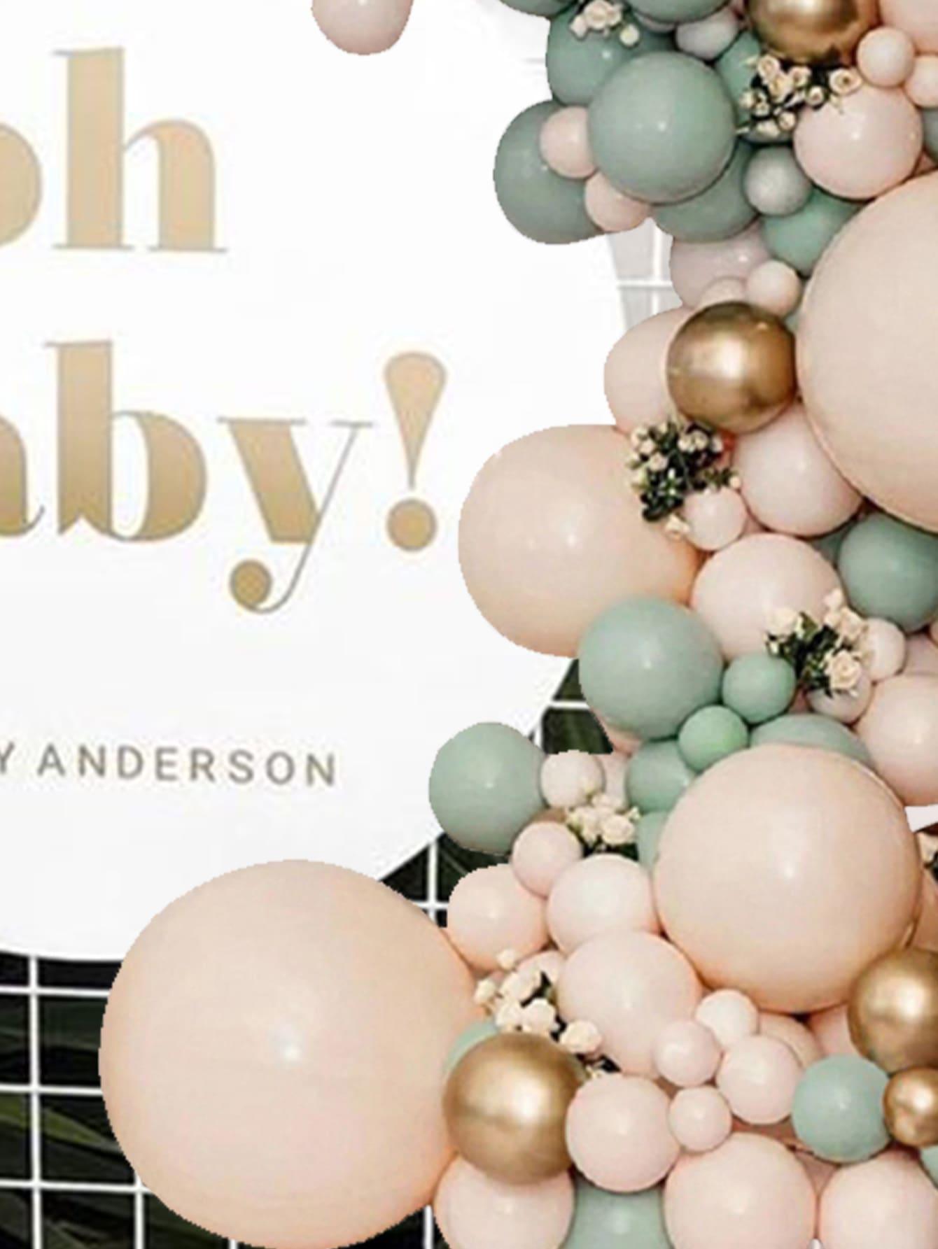 134pcs Birthday Decorative Balloon Garland - If you say i do