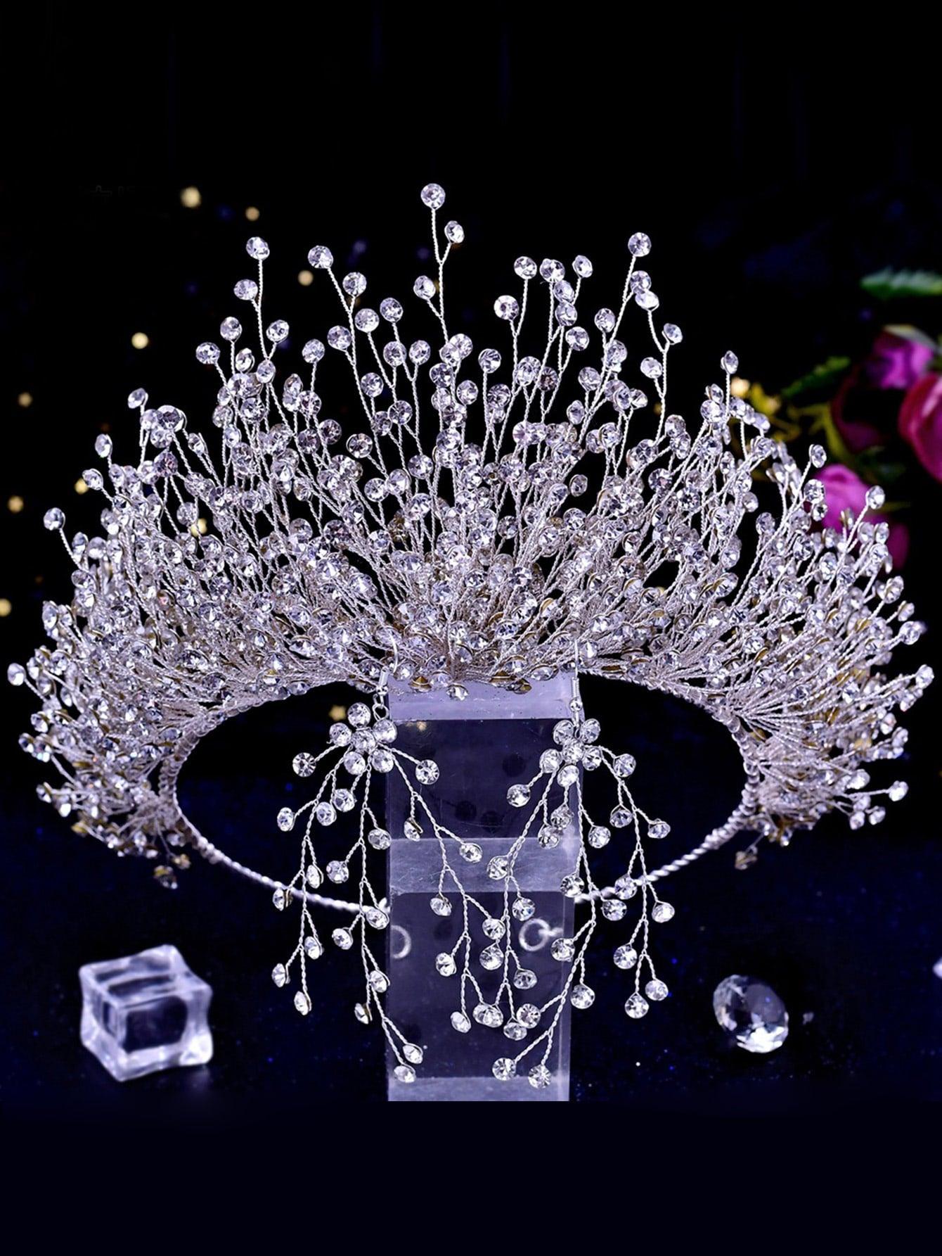 Rhinestone Decor Bridal Headband - If you say i do