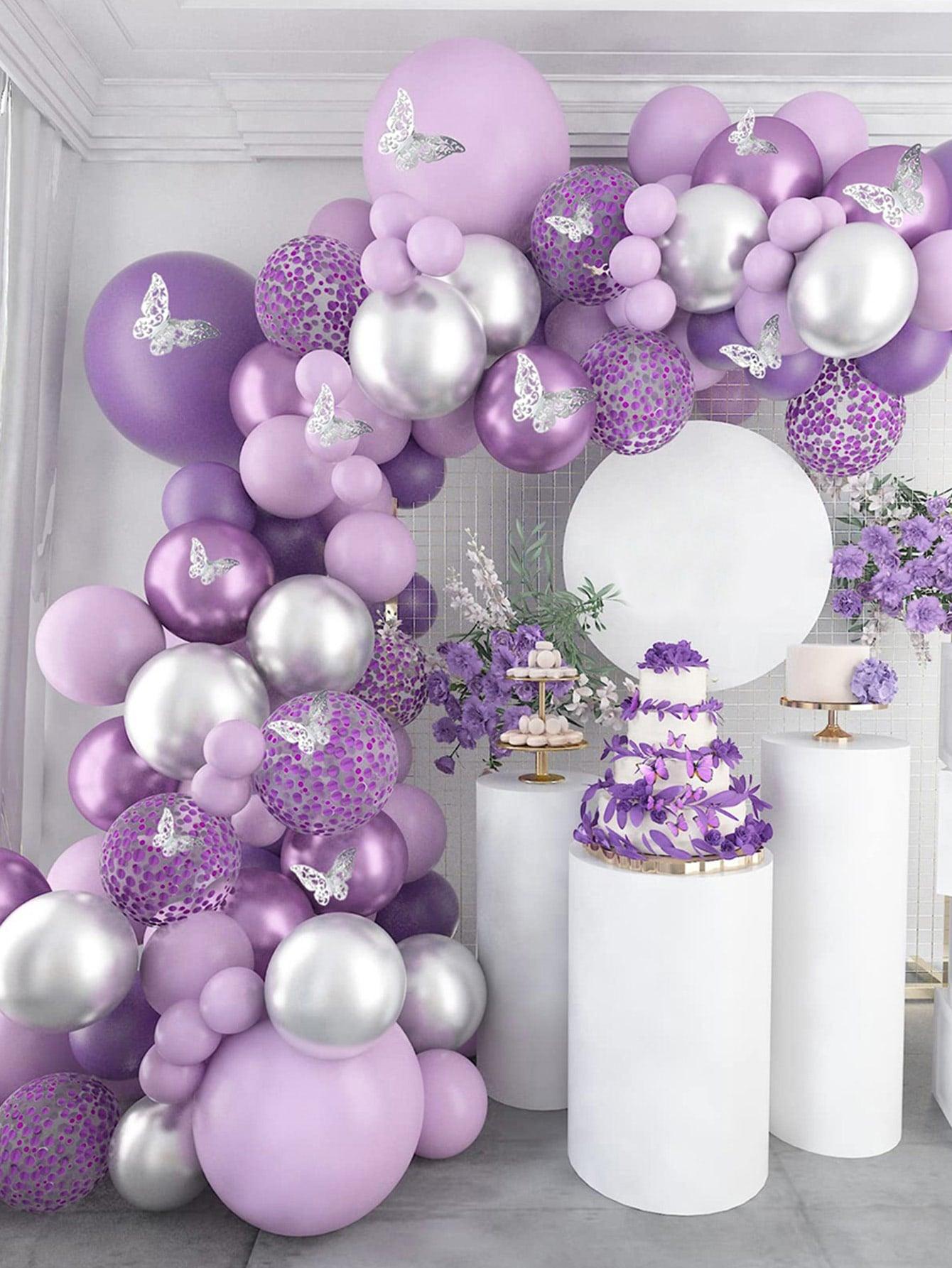 118pcs Party Balloon Garland Set, Latex Balloon Arch Kit For Party Decor - If you say i do