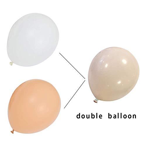 124Pcs Chrome Gold White and Double Skin with White Balloons for Wedding Birthday Baby Shower Graduation Anniversary - If you say i do