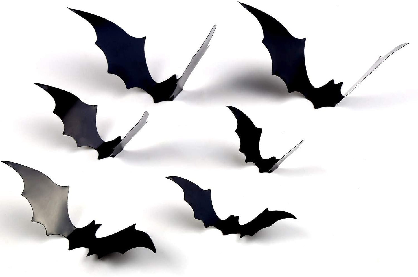 Bats Wall Decor,120 Pcs 3D Bat Halloween Decoration Stickers for Home Décor 4 Size Waterproof Black Spooky Bats for Room Décor - If you say i do