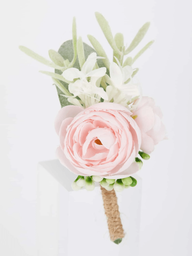 6pcs Flower Decor Boutonniere for Weddings - If you say i do