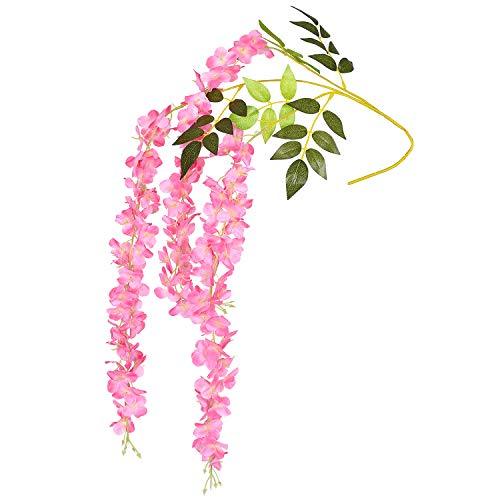 Artificial Fake Wisteria Vine Ratta Hanging Garland for Wedding Decorations - If you say i do