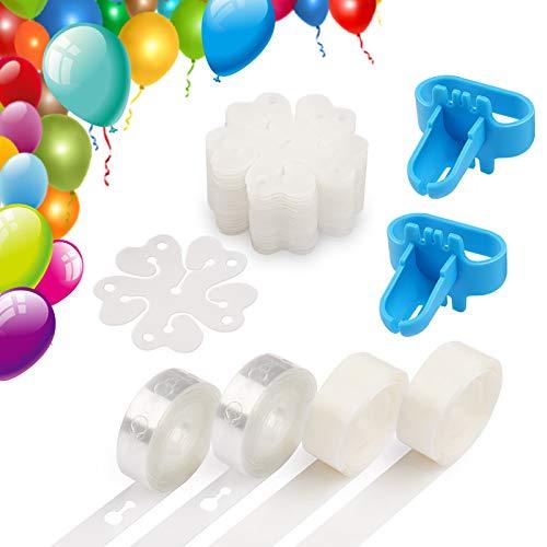 Balloon Decorating Strip Kit for Arch Garland 32Ft Balloon Tape Strip, 2 Pcs Tying Tool, 200 Dot Glue, 20 Ballon Flower Clip - If you say i do