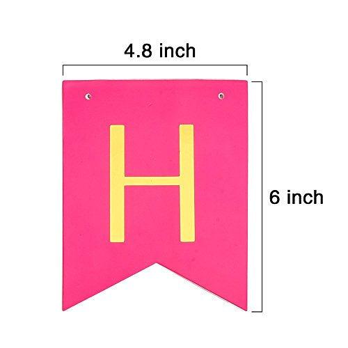 Colorful Happy Birthday Banner Bunting - If you say i do
