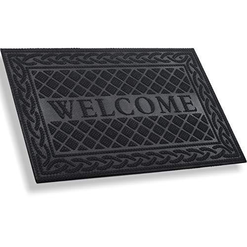 Heavy Duty Rubber Doormats, Welcome Mats, Indoor Outdoor, Non-Slip, Easy  Clean, Absorb Water, Low-Profile Mats for Entry, Patio, Garage, Entrance  Way - China Door Mat and out Door Mat price