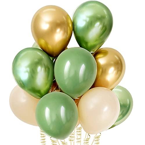 Sage Balloons Matte Olive Green Cream Nude Neutral Garland Kit Arch Baby Shower Party Decorations Decor 10 Inch 12 Inch - If you say i do