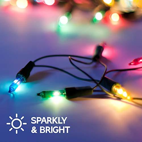 Christmas 100-Count Multi Color Green Wire Light Set Christmas Decorations - If you say i do