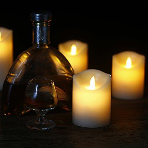 Flameless Candles, Led Candles Set of 5 Ivory Battery Candles with Remote Timer - If you say i do