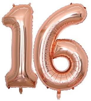 40 inch Jumbo 30 Rose Gold Foil Balloons for 30th Birthday Party Supplies,Anniversary Events Decorations - If you say i do