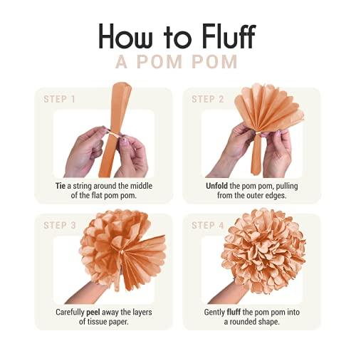 20-Piece Party Decoration Kit ââ‚?Hanging Tissue Paper Pom Poms for Weddings and Other Special Occasions - If you say i do