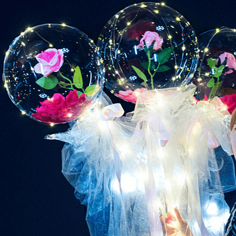 Balloon Flower Bouquet - Flower in Balloon for Gift and Home Decoration - If you say i do