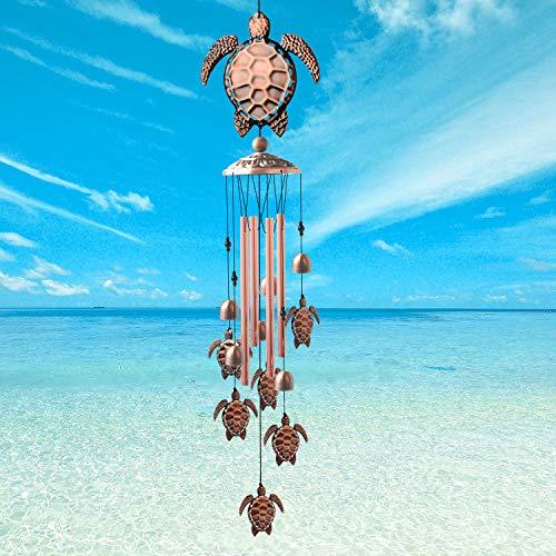 Retro turtle wind chimes outdoor, windchimes unique outdoor clearance, Perfect Birthday Gifts - If you say i do
