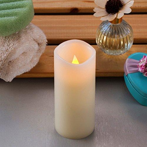 Set of 12 Flameless Candles Battery Operated LED Pillar Electric Unscented Candles with Remote Control Cycling 24 Hours Timer - If you say i do