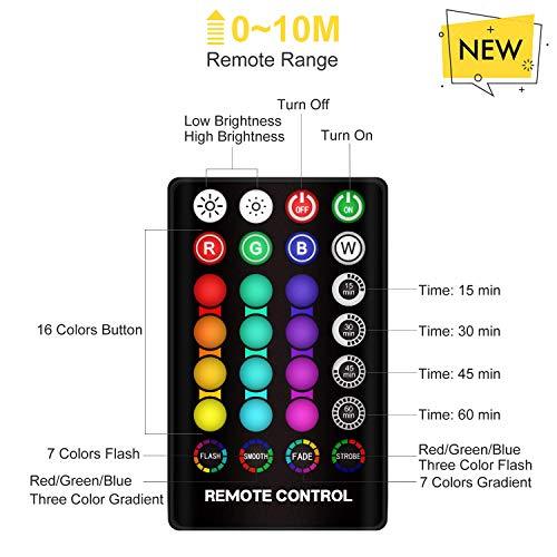 Moon Lamp, 16 Colors LED Night Light 3D Printing Moon Light with Stand & Remote/Touch Control and USB Rechargeable - If you say i do