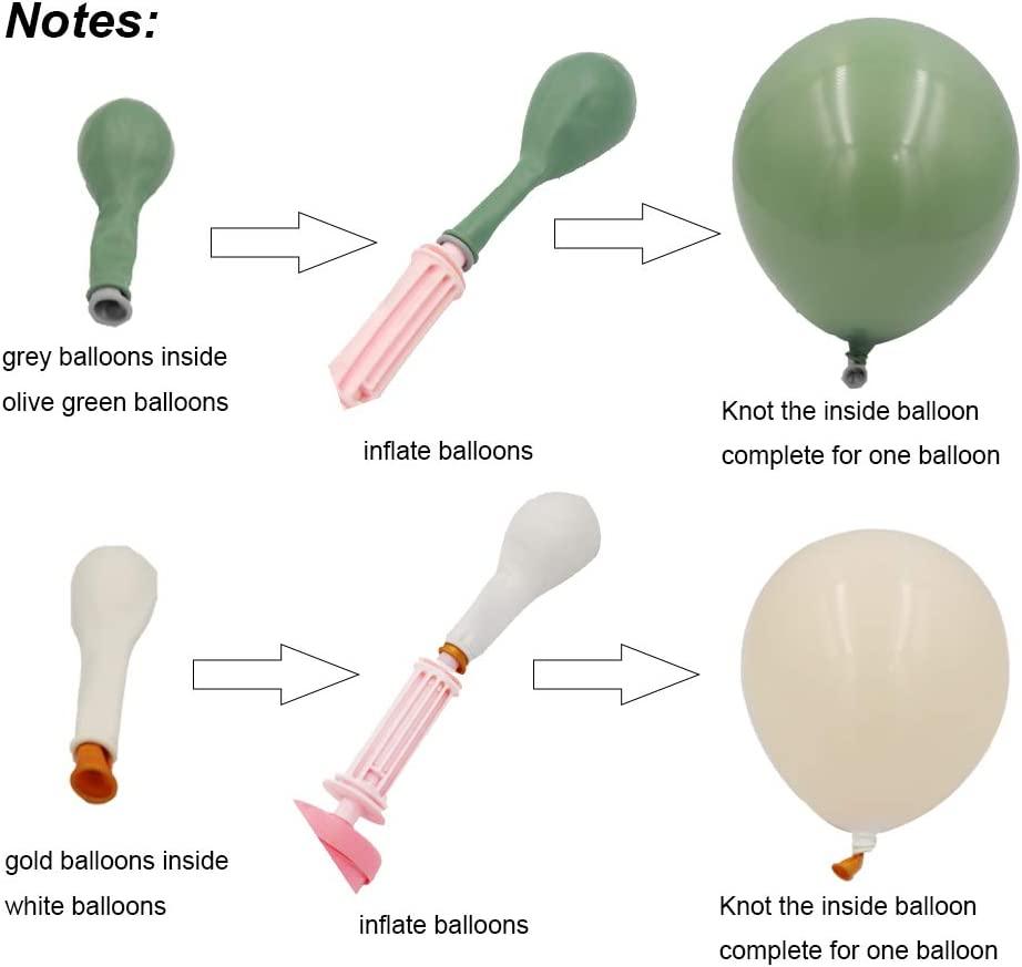 DIY Balloon Arch Kit Retro Olive Green Balloon Garland Kit - If you say i do