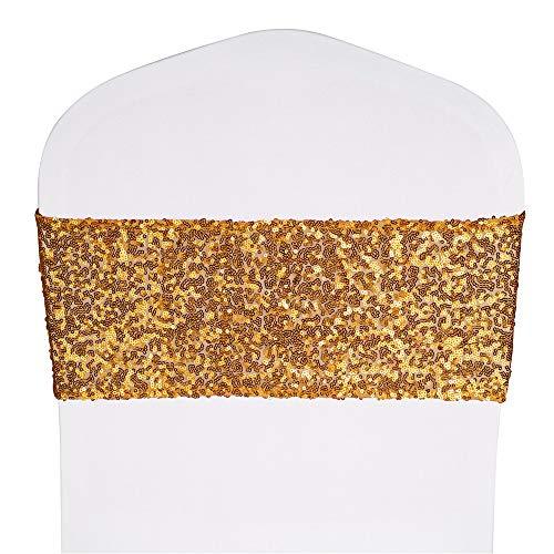 Sequin best sale chair bands