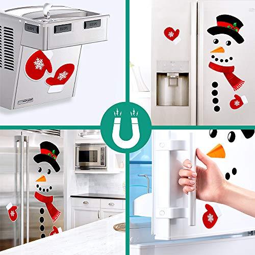 Snowman Refrigerator Magnets Set of 16, Cute Funny Fridge Magnet Refrigerator Stickers Holiday Christmas Decorations - If you say i do