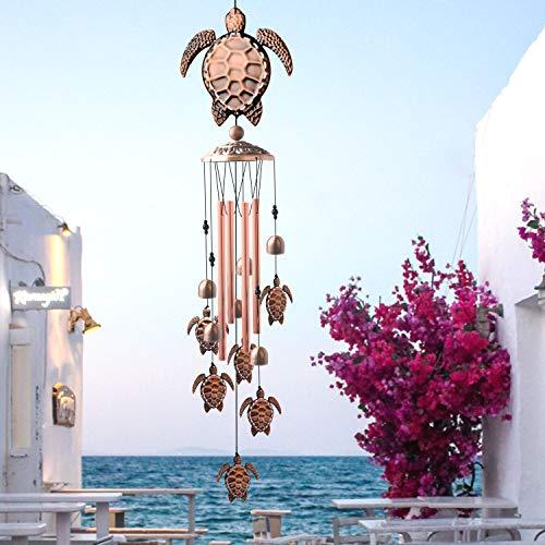 Retro turtle wind chimes outdoor, windchimes unique outdoor clearance, Perfect Birthday Gifts - If you say i do