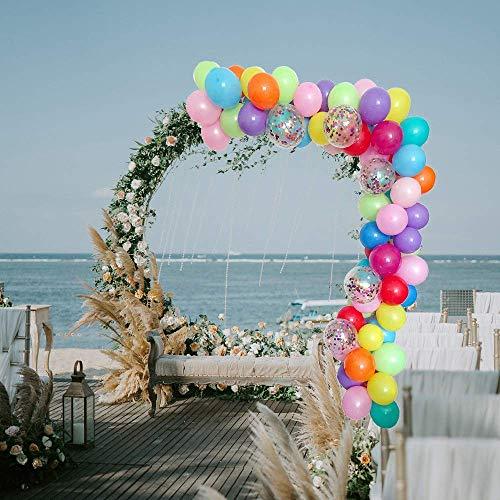 113Pcs Party Balloons Decoration Set, Colorful Confetti Balloons & Colorful Latex Balloons for Baby Shower, Wedding, Birthday, Graduation - If you say i do
