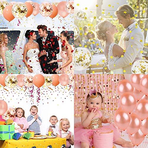 Rose Gold Balloons Party Decorations Supplies Set 35 Pack - If you say i do