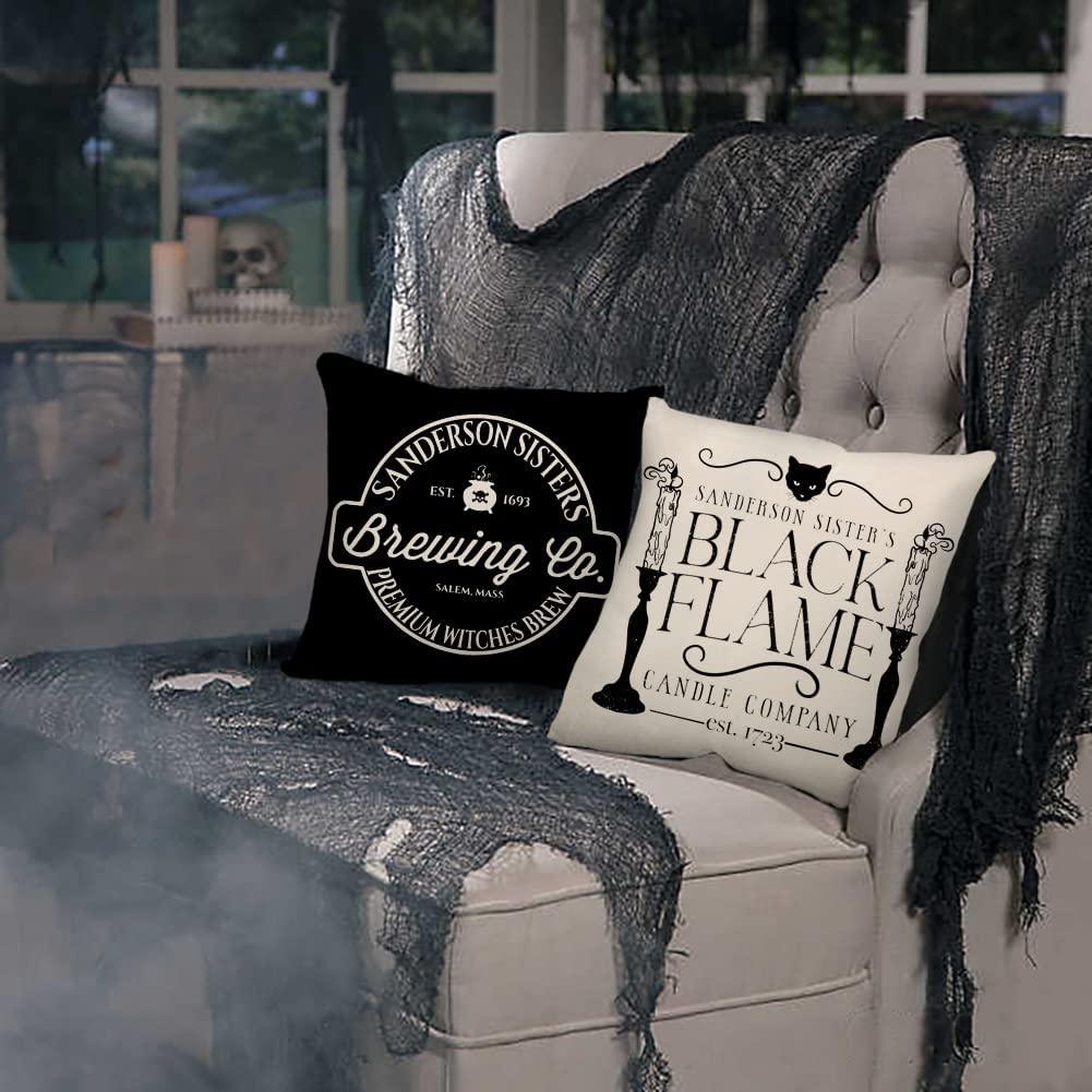 Halloween Decor Pillow Covers Set of 4 Halloween Decorations Cushion Case - If you say i do