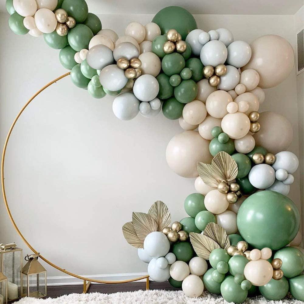 115pcs DIY Balloon Arch Kit Retro Olive Green Balloon Garland Kit – If you  say i do