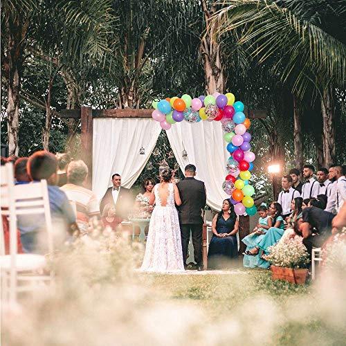 113Pcs Party Balloons Decoration Set, Colorful Confetti Balloons & Colorful Latex Balloons for Baby Shower, Wedding, Birthday, Graduation - If you say i do