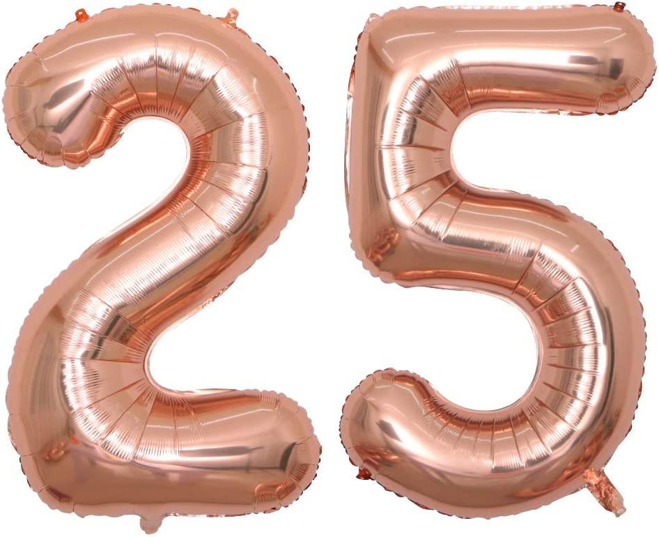 40 inch Jumbo 30 Rose Gold Foil Balloons for 30th Birthday Party Supplies,Anniversary Events Decorations - If you say i do