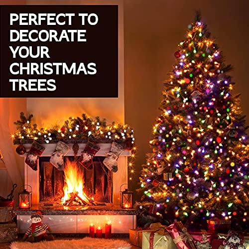 Christmas 100-Count Multi Color Green Wire Light Set Christmas Decorations - If you say i do