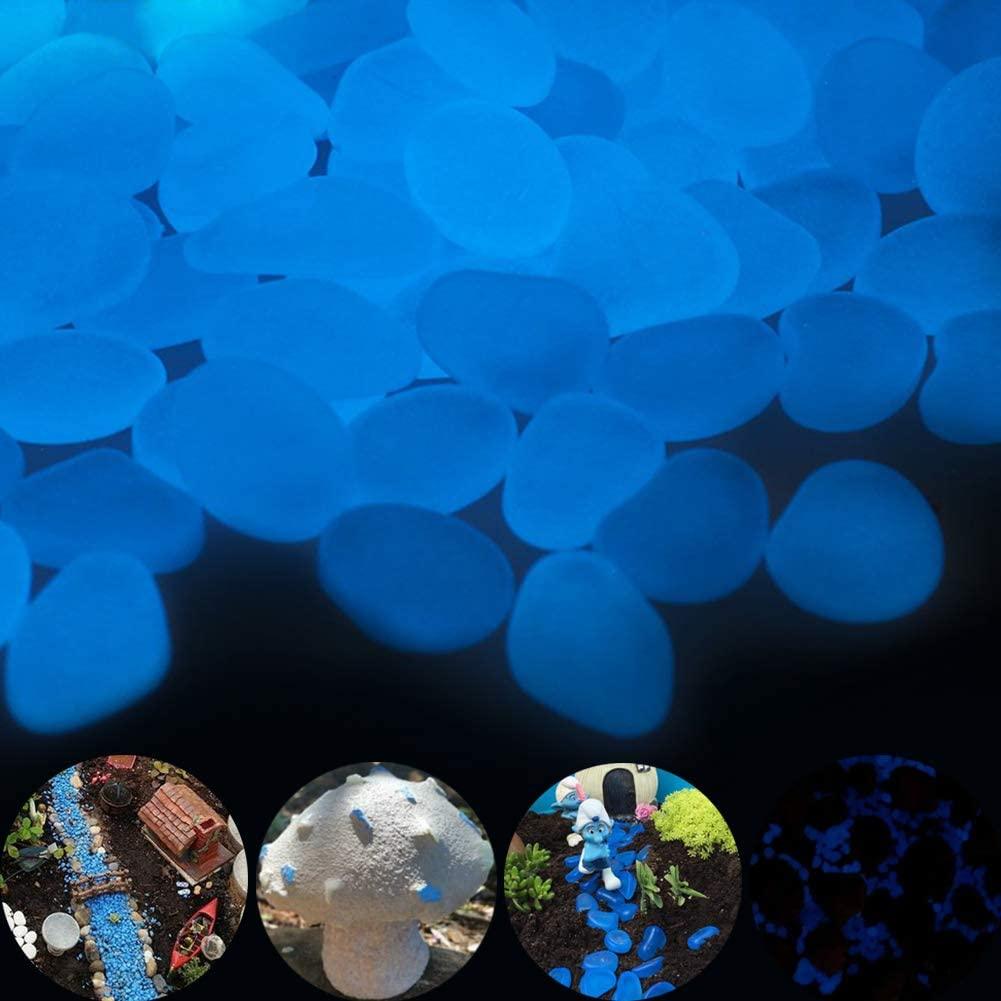 Glow in the Dark Garden Pebbles Glow Stones Rocks for Walkways - If you say i do
