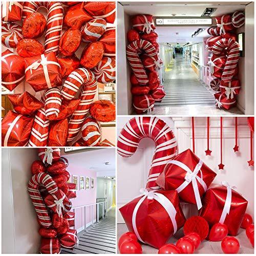 Christmas Balloon Garland Arch kit 144 Pieces with Christmas Red White Candy Balloons Gift Box Balloons - If you say i do