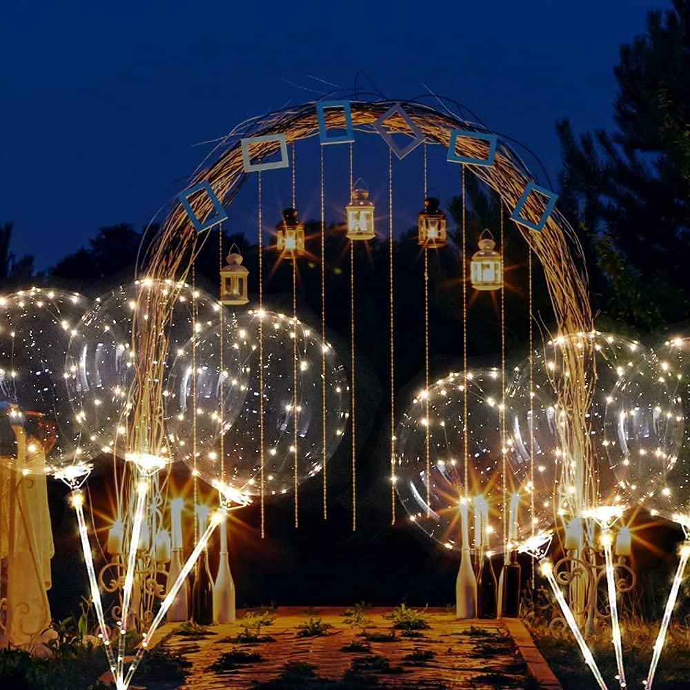 Reusable LED Balloons for Home Wedding Party Decorations