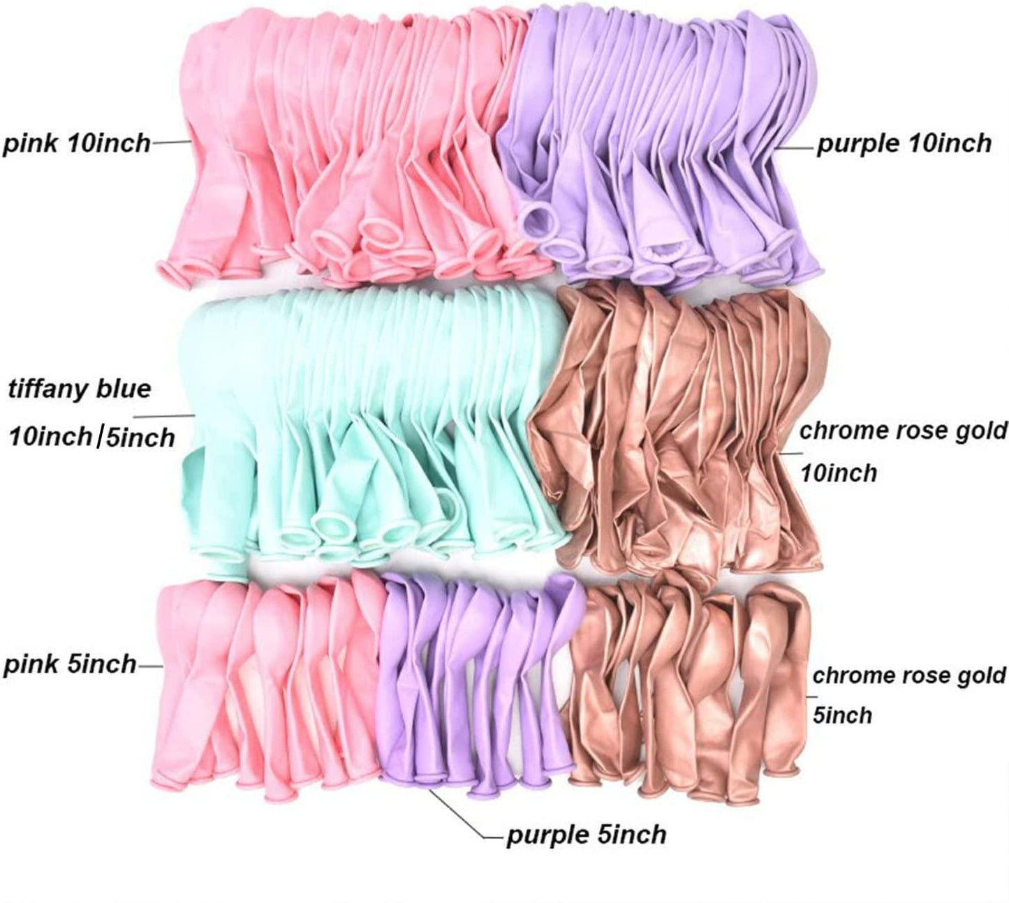 182pcs Rose Gold Pink Balloon Arch Kit Lavender Balloon Garland for Bridal Shower Bachelorette Wedding Birthday - If you say i do