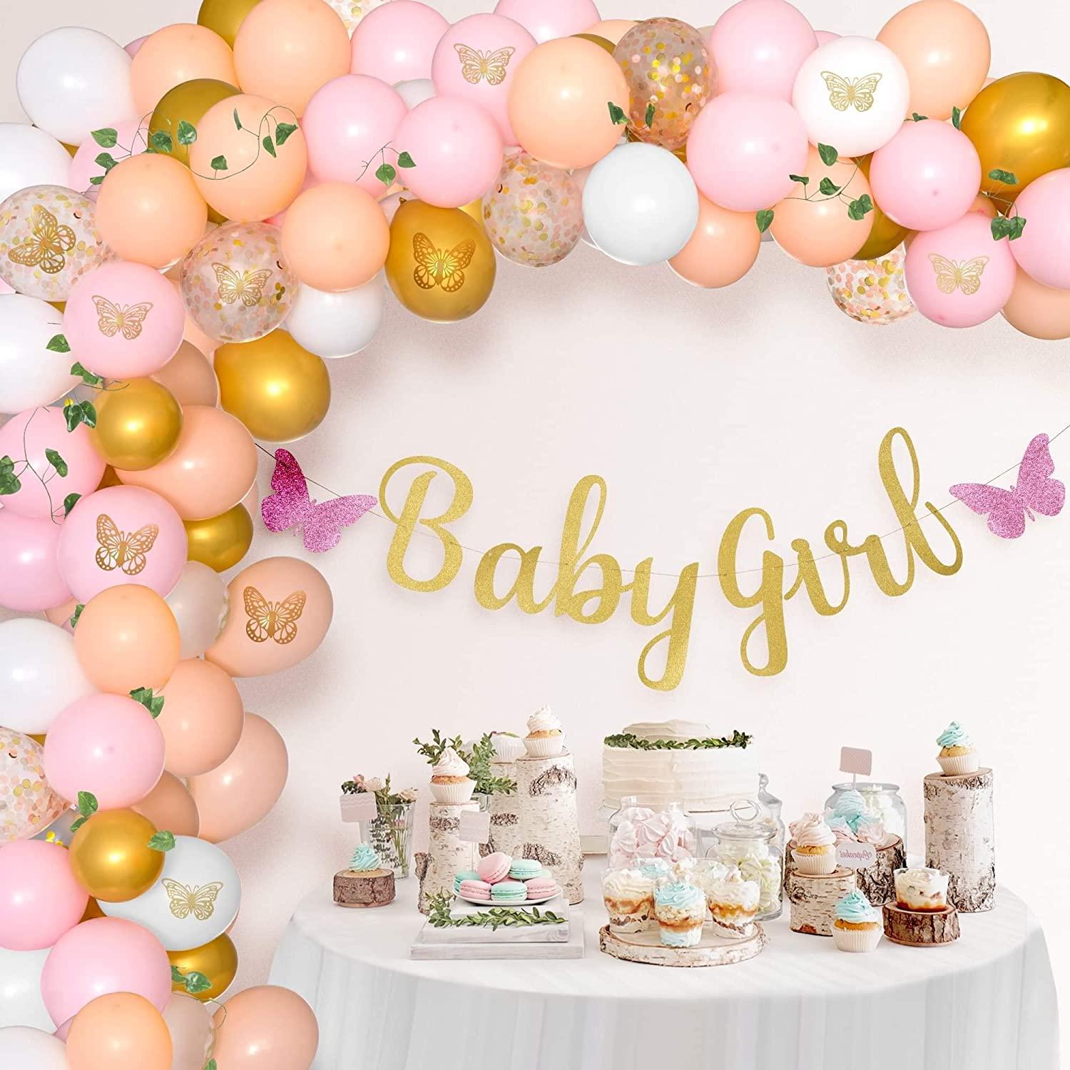 Baby shower decorations Girl It is a Girl pink decorations