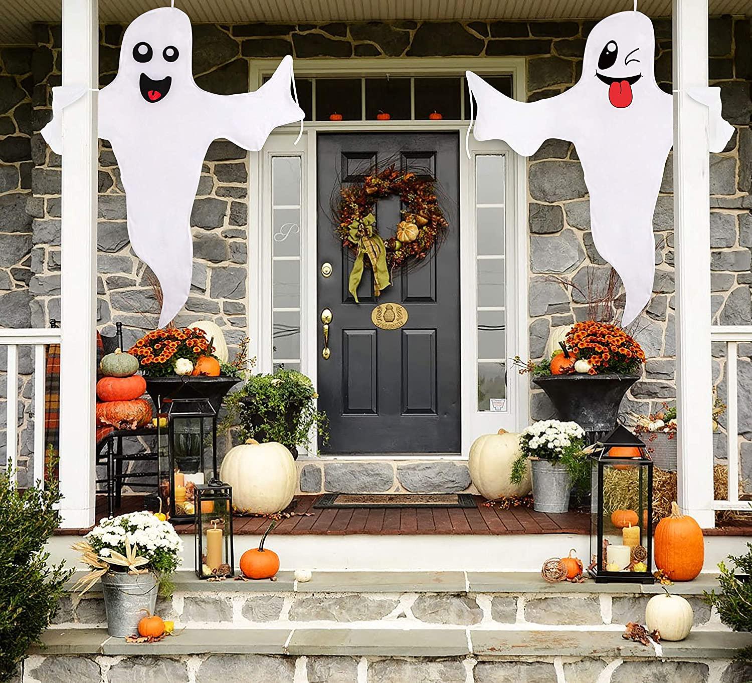Halloween Ghost Hanging Decoration Outdoor Decor - Hallowmas Tree Hugger Friendly Spooky Party Supplies - If you say i do