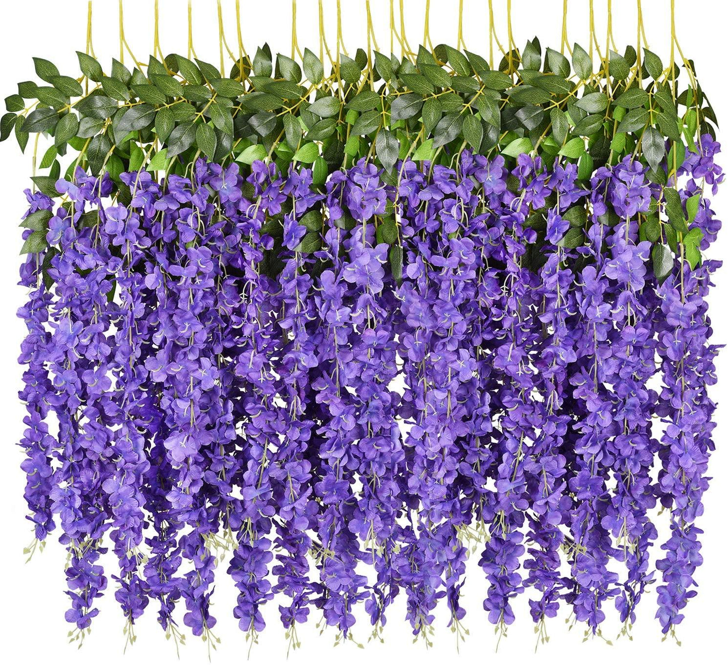 Artificial Fake Wisteria Vine Ratta Hanging Garland for Wedding Decorations - If you say i do