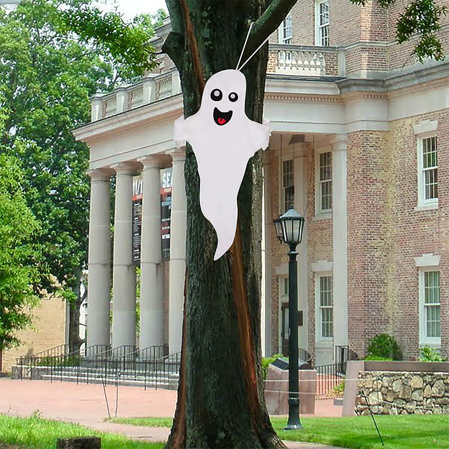 Halloween Ghost Hanging Decoration Outdoor Decor - Hallowmas Tree Hugger Friendly Spooky Party Supplies - If you say i do